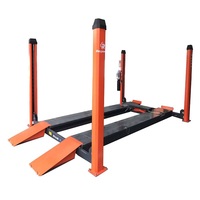 Elevador Hidráulico de Cuatro Columnas para Garaje, Elevador de Vehículos de 4 Postes, Diseñado para la Venta