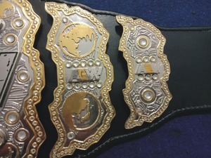 Cinturón de Campeonato Mundial de Peso Pesado de la AEW, Placas de Latón de 2 mm de Grosor, Cinturón de Lucha Libre - Product Image 4