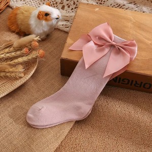 Hot Selling Anti-Slip Knitted Fashion Princess Baby Girl <b>Knee</b> <b>High</b> Breathable Cotton Crew Dress <b>Socks</b> Spring - Product Image 2