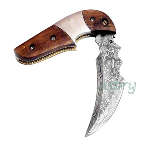 Personalizado hecho a mano Damasco plegable cuchillo de bolsillo por Sm cuchillos de la industria (smk1600) - Product Image 1