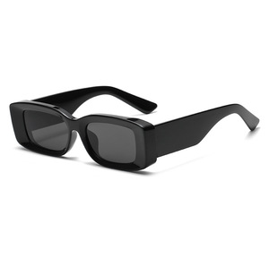 Cross-border New Style <b>Square</b> Unisex <b>Sunglasses</b> European-American Retro Thick Frame UV400 Lightweight Fashionable Trendy - Product Image 1