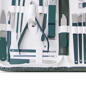 Premium Professional Stainless Steel <b>Nail</b> Care <b>Kit</b> Manicure Pedicure Set Durable Grooming Tools Customized Color Wholesale Offer - Product Image 6