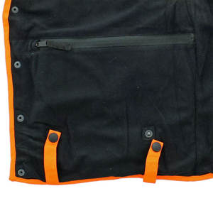 Gilet de chasse orange pour homme, sans manches, multi-poches, respirant, en polyester, pour l'automne - Product Image 6