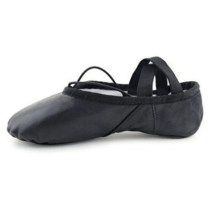 Chaussures de danse classique en cuir véritable, semelle souple, chaussons d'entraînement professionnels, sandales de danse décontractées - Product Image 2