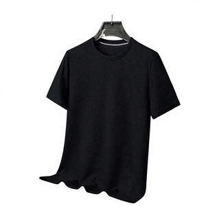 เสื้อยืดแขนสั้นผ้าฝ้าย 100% ทรงหลวมสไตล์ลำลองสำหรับผู้ชาย ลายพิมพ์เรียบง่าย เหมาะสำหรับฤดูร้อน - Product Image 2