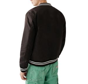 Chaqueta Universitaria de Satén de Moda para Hombre, Chaqueta Universitaria de Satén Personalizada de Alta Calidad, Chaqueta Universitaria de Baloncesto para Hombre - Product Image 2