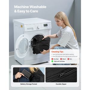 Gilet Riscaldante Elettrico Ricaricabile Leggero da Donna, Batteria da 16000 mAh, 6 Zone di Riscaldamento per Sport Invernali e Attività all'Aperto - Product Image 5