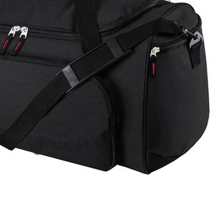 Wholesale Black Polyester <b>Duffel</b> <b>Bag</b> 30-<b>40L</b> Adjustable Strap Zipper Closure Unisex Gym Casual Fitness <b>Bag</b> - Product Image 2