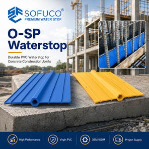 SF-O320-SP โซฟูโก้ ซีพี ทีป์  ข้อต่อขยายแบบ PVC วอเตอร์สต็อป ขนาด 320 มม. ผลิตจากเรซิน PVC บริสุทธิ์ สำหรับงานจัดหาอุปกรณ์โครงสร้างพื้นฐาน - Product Image 1