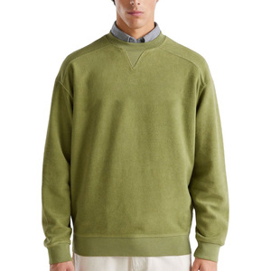 Solid plain comfortable size long sleeve Custom Men <b>Sweatshirts</b> Wholesale Cotton Men Blank Cotton Crewneck <b>Sweatshirt</b> - Product Image 1