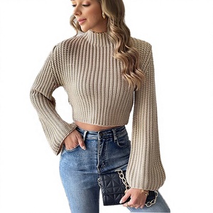 Custom <b>Women</b>’s Rib Knit Zip Up Hoodie <b>Vest</b> Long Sleeve <b>Sweater</b> Manufacturer long sleeve <b>womens</b> <b>sweater</b> manufacturer - Product Image 4