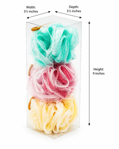 Loofah Bundle - Pack of 3 - Square Box - Product Image 1