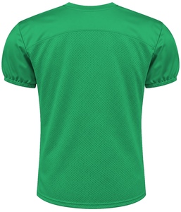 Camiseta Deportiva Personalizada de Fútbol Americano en Verde Azulado Oscuro, Malla Transpirable con Cuello en V, Uniforme Deportivo para Entrenamiento - Product Image 4