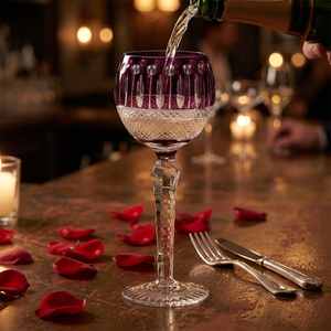 Luxury Bohemian Wedding Colored <b>Wine</b> <b>Goblets</b> for Home Decor & Kitchenware Retail Stores - Product Image 6
