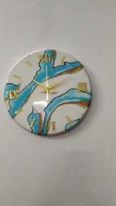 Resin Quartz Wall <b>Clock</b> Roman Numeral Needle Display Modern Art <b>Battery</b> Operated Living Room Home Decor Office Bedroom Cafe - Product Image 1