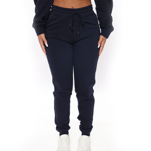 Women’s Classic Fleece <b>Jogger</b> Sweatpants High Waist Elastic Drawstring Casual Sportswear Trousers Slim Fit <b>Cuffed</b> Ankle - Product Image 2