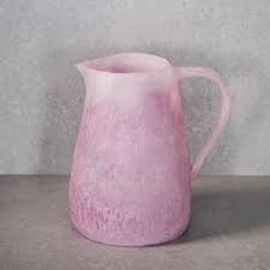 Carafe à eau personnalisée, écologique, fabriquée à la main en Inde, en résine, design classique, passe au lave-vaisselle, avec couvercle, 1,5 L, vaisselle de table - Product Image 4