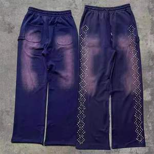 100% Cotton Custom Printed Logo Waterproof Plus Size <b>Hip</b> Hop Casual Style <b>for</b> Autumn Sweatpants - Product Image 5