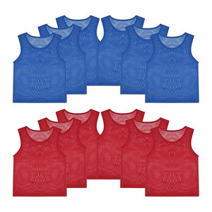 Pinnies Soccer Mesh Practice Jersey Scrimmage Vest Team Soccer Pennies for Sports Adult Youth Kids Training Bib Breathable <b>Light</b> - Product Image 1