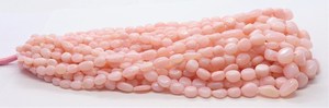 AAA Natural Pink <b>Opal</b> Smooth Uneven Shape Nuggets 7-10 MM <b>Opal</b> Gemstone Beads 18 Inch Strand With Fish Lock Smooth Pink <b>Opal</b> - Product Image 5