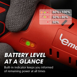 Llave de Trinquete Eléctrica Inalámbrica de 3/8'', 12V, Iones de Litio, 15000mAh, 54Nm de Torque Máximo, Herramienta Eléctrica Compacta para Mecánicos Profesionales - Product Image 4