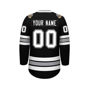 Maillot de hockey sur glace imprimé de qualité supérieure, vêtements de sport, nouveauté très demandée, qualité supérieure, nom d'équipe personnalisé, 100 % polyester, prix bas - Product Image 2
