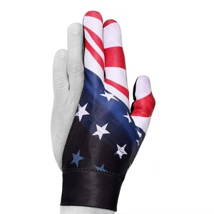 Hot Selling Custom Color Printing Spandex Snooker Gloves Anti-Friction Grip Breathable Design <b>Hook</b> Loop - Product Image 1