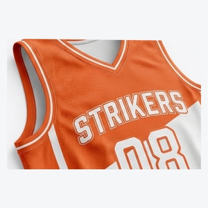 Maillots de basket-ball professionnels pour compétition, impression numérique, en mesh, ensembles de basket-ball pour jeunes, uniformes de basket-ball personnalisés de haute qualité - Product Image 5