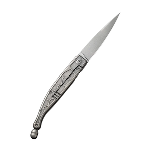 Stainless Steel Folding <b>Pocket</b> <b>Knife</b> with Thumb Hole, Satin Finish Blade, Durable <b>EDC</b> <b>Utility</b> Tool for Camping - Product Image 2