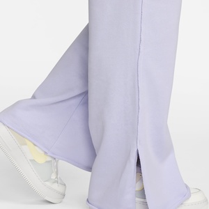 Pantalon évasé classique taille haute pour femme, coupe ample, en coton respirant, couleur unie, longueur intégrale, taille élastique, décontracté, printemps - Product Image 5