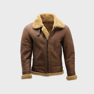 Dernières vestes d'hiver en cuir pour hommes, style streetwear, avec logo frontal, faible MOQ, prix de gros, pour la vente en ligne - Product Image 1