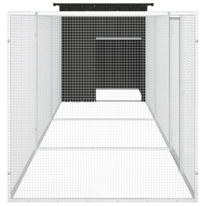 Grande cage à poulets en acier galvanisé anthracite, cage animale de qualité supérieure pour l'élevage de volailles - Product Image 4
