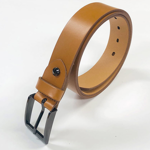 Cinturón Casual de Cuero Genuino Italiano Hecho en Corea, Duradero, Ancho 33mm, Largo 110cm, HN07 - Product Image 5