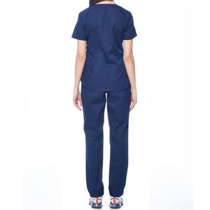 High Quality Women Medical Scrubs <b>Set</b> Wholesale V-neck Nursing Uniform Hospital <b>Doctor</b> Scrub Suit Dental Clinic Workwear Suit - Product Image 6