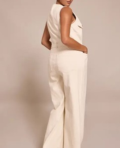 Women's Premium Denim <b>Jumpsuit</b> Soft Cotton Jean One Piece Stylish Fashion Wear Wholesale Manufacturer Playsuit Overalls Trousers - Product Image 3