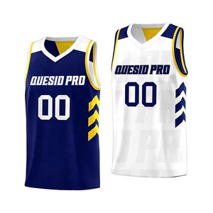 Vêtements de basketball 100% polyester, maillots de basketball pour hommes, uniformes respirants, vêtements de sport pour le basketball, t-shirts - Product Image 6