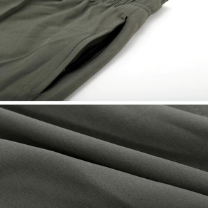 Pantalones Cortos Deportivos para Hombre, 100% Algodón, Ligeros, Transpirables, de Secado Rápido, con Diseño Bordado y Cintura Elástica - Product Image 4