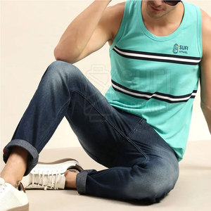 Débardeur tricoté décontracté pour hommes, idéal pour la gym et l'exercice intensif, options de couleurs personnalisées, respirant et séchage rapide - Product Image 6