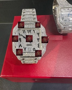 Montre carrée unisexe de luxe en acier inoxydable 40 mm, analogique, mécanique, affichage automatique de la date, alarme, GPS, fermoir pliant de haute qualité, sécurité - Product Image 2