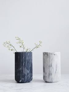 Último modelo de florero de mármol blanco de lujo, centro de mesa artístico decorativo de piedra para decoración moderna del hogar. - Product Image 6