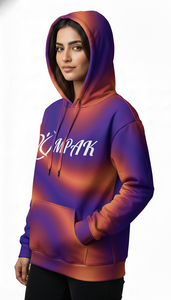 เสื้อฮู้ดดี้โอเวอร์ไซส์สไตล์สตรีทแวร์ระดับไฮเอนด์ ดีไซน์พิมพ์ลายเต็มตัว สำหรับลุคสบายๆ สไตล์คนเมือง - Product Image 4