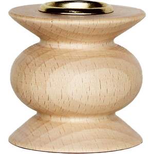 เชิงเทียนไม้สำหรับตกแต่งห้องนอนและห้องนั่งเล่นที่หรูหราพร้อมโคมไฟไม้แนวชนบทและที่วางโถ - Product Image 4