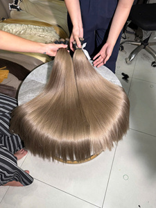 Mèche de cheveux naturels 22 pouces, lisses comme des baguettes, couleur blonde, 100 grammes - Product Image 2