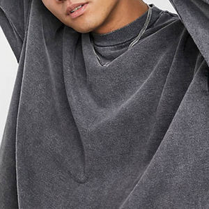 Sweat-shirt à capuche oversize vintage en coton de haute qualité pour homme, style streetwear, col montant, personnalisé - Product Image 3