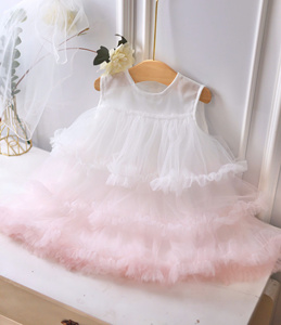 Robe moulante plissée à bretelles pour enfants, écologique, ODM, plusieurs options de couleurs, 1 à 12 ans - Product Image 4