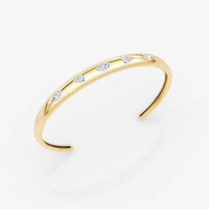 Best Quality 14K Gold Cuff Bracelet Luxury Open Bangle Fashion Jewelry <b>for</b> Women <b>Men</b> <b>Gift</b> <b>for</b> Anniversary Birthday <b>Wedding</b> Party - Product Image 4