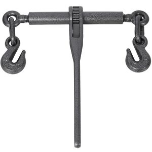 Cinghie di Fissaggio a Cricchetto Nere Martellate Resistenti da 3/8''-1/2'' con Carico di Lavoro di 9200 libbre e Ganci G70, Lunghezza Regolabile, Confezione da 4 di CO - Product Image 3