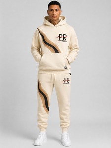 Survêtements de jogging pour hommes, qualité supérieure, 100% coton, impression personnalisée du logo, streetwear, hiver, sweat-shirt régulier, sweat-shirt en molleton - Product Image 1