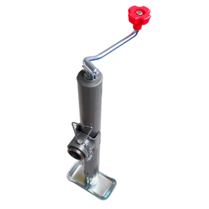 Crics de haute qualité 5000 lb 15 "support de <span class=keywords><strong>roue</strong></span> <span class=keywords><strong>jockey</strong></span> de <span class=keywords><strong>remorque</strong></span> à montage pivotant tubulaire de voyage avec repose-pieds vent supérieur - Product Image 4