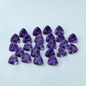 พลอยอเมทิสต์แอฟริกันธรรมชาติขนาด4มม. 6มม. 8มม. 10มม. พลอยสอบเทียบล้านล้านสำหรับทำเครื่องประดับราคาต่ำสุดจากผู้จำหน่าย - Product Image 1